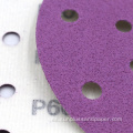 Sunplus Purple Ceramic Hook and Loop Sand Paper